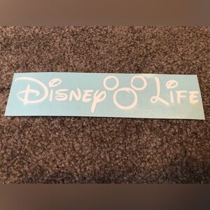 Disney Life NWOT decal 😀